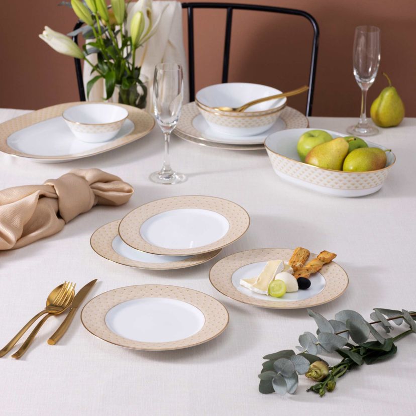 Trocadero Gold Collection Set Of 4 Salad Plates, 8.25"