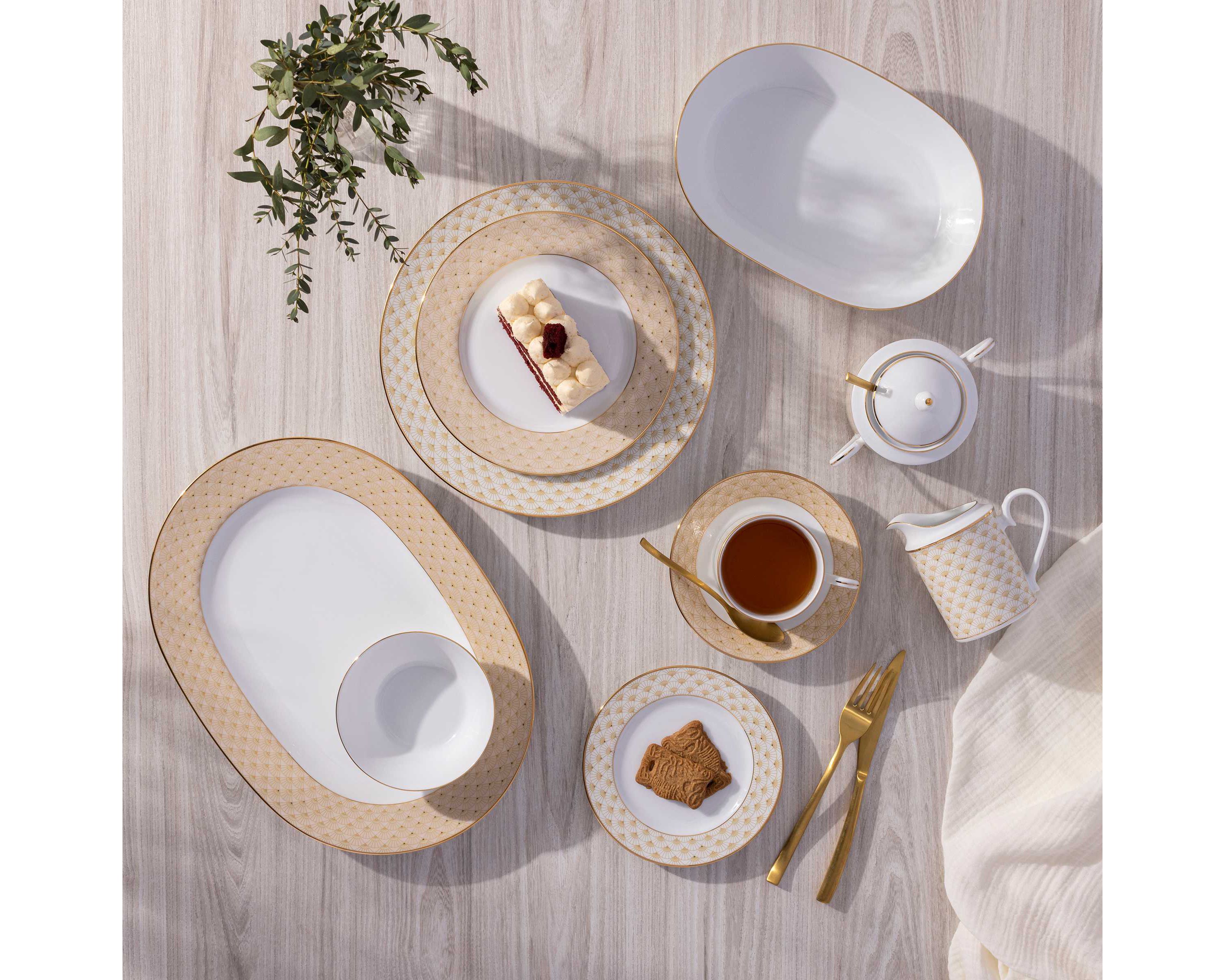 Trocadero Gold Collection Set Of 4 Salad Plates, 8.25"