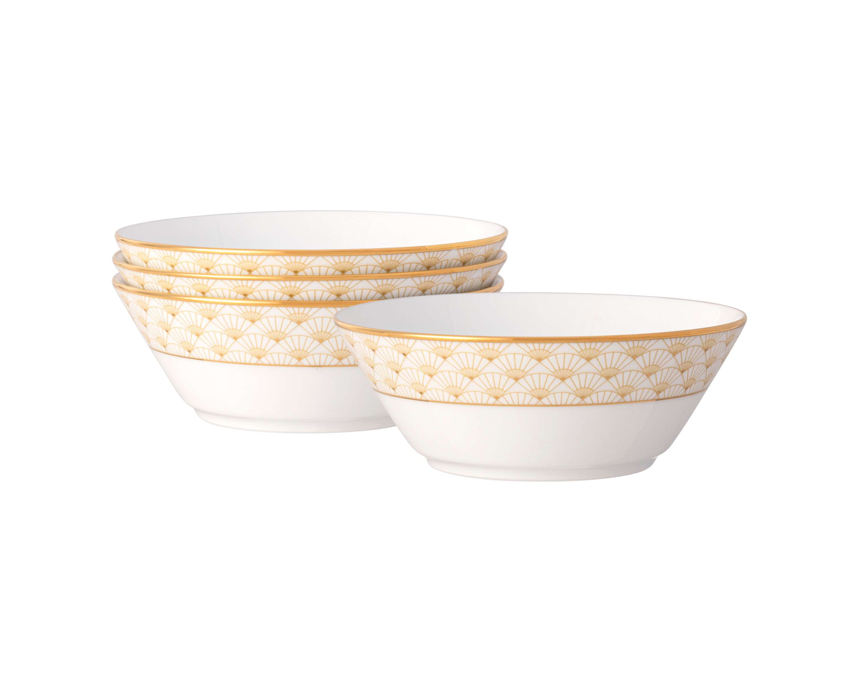 Trocadero Gold Collection Set Of 4 Fruit Bowls, 5", 9 oz.
