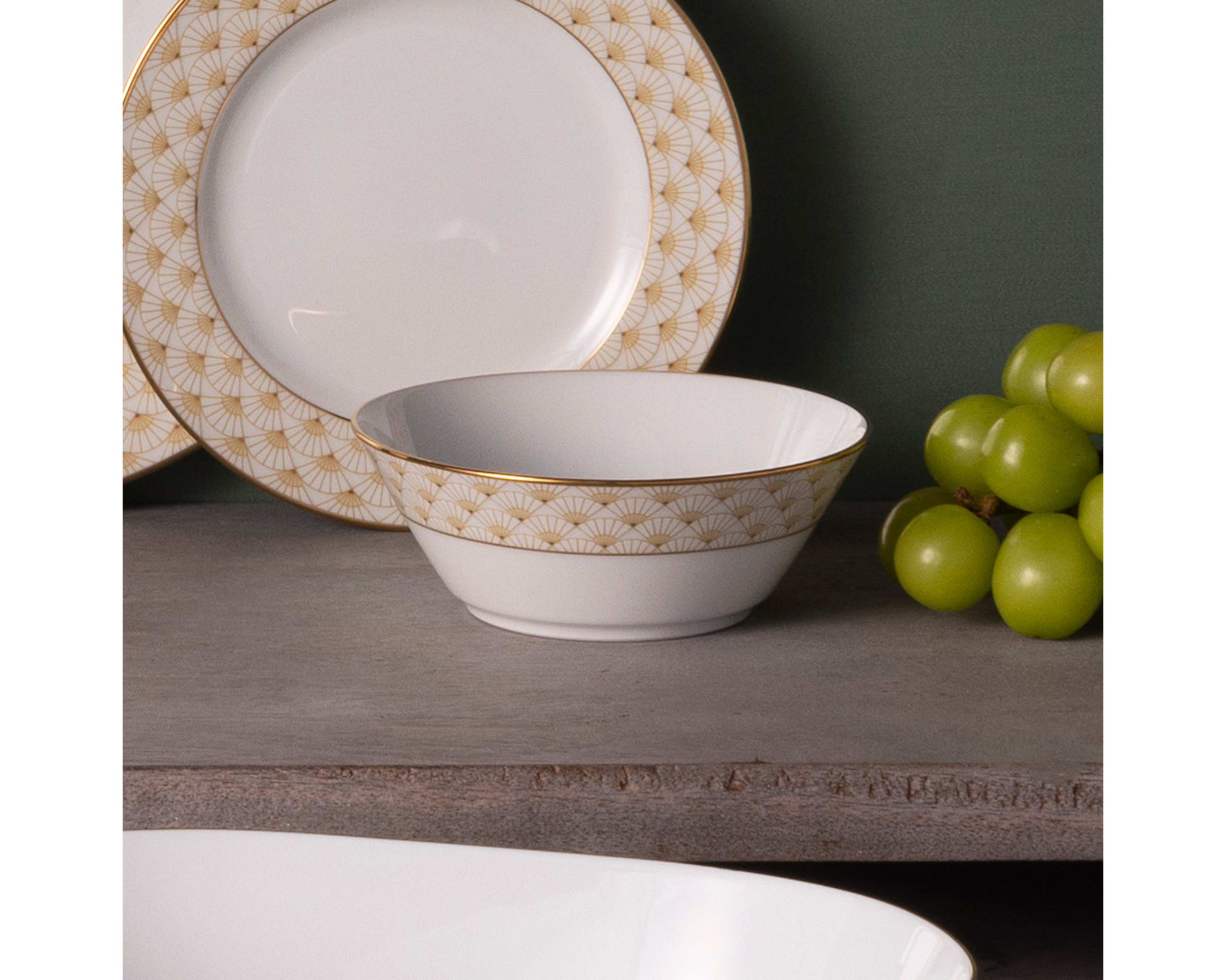 Trocadero Gold Collection Set Of 4 Fruit Bowls, 5", 9 oz.