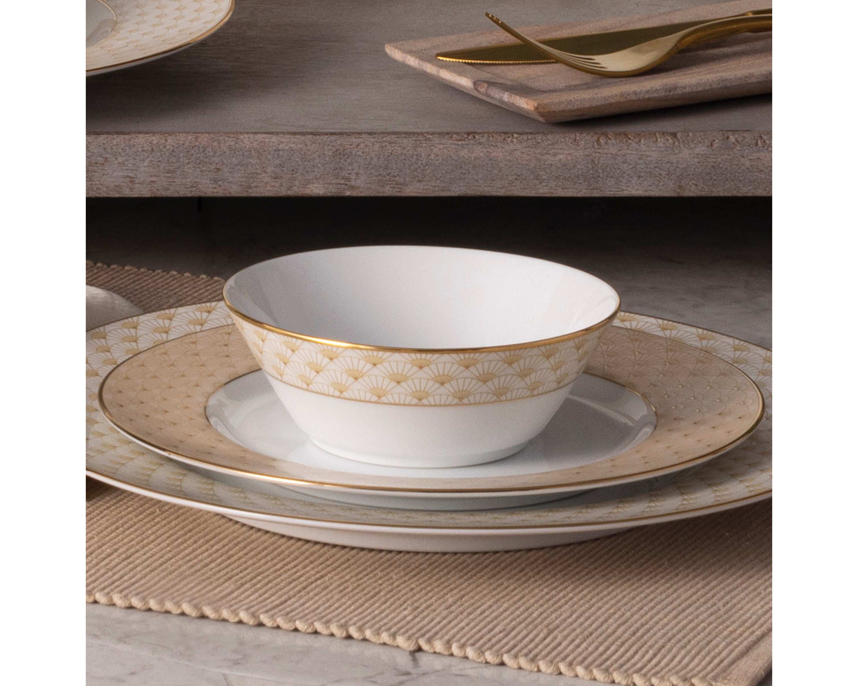 Trocadero Gold Collection Set Of 4 Fruit Bowls, 5", 9 oz.