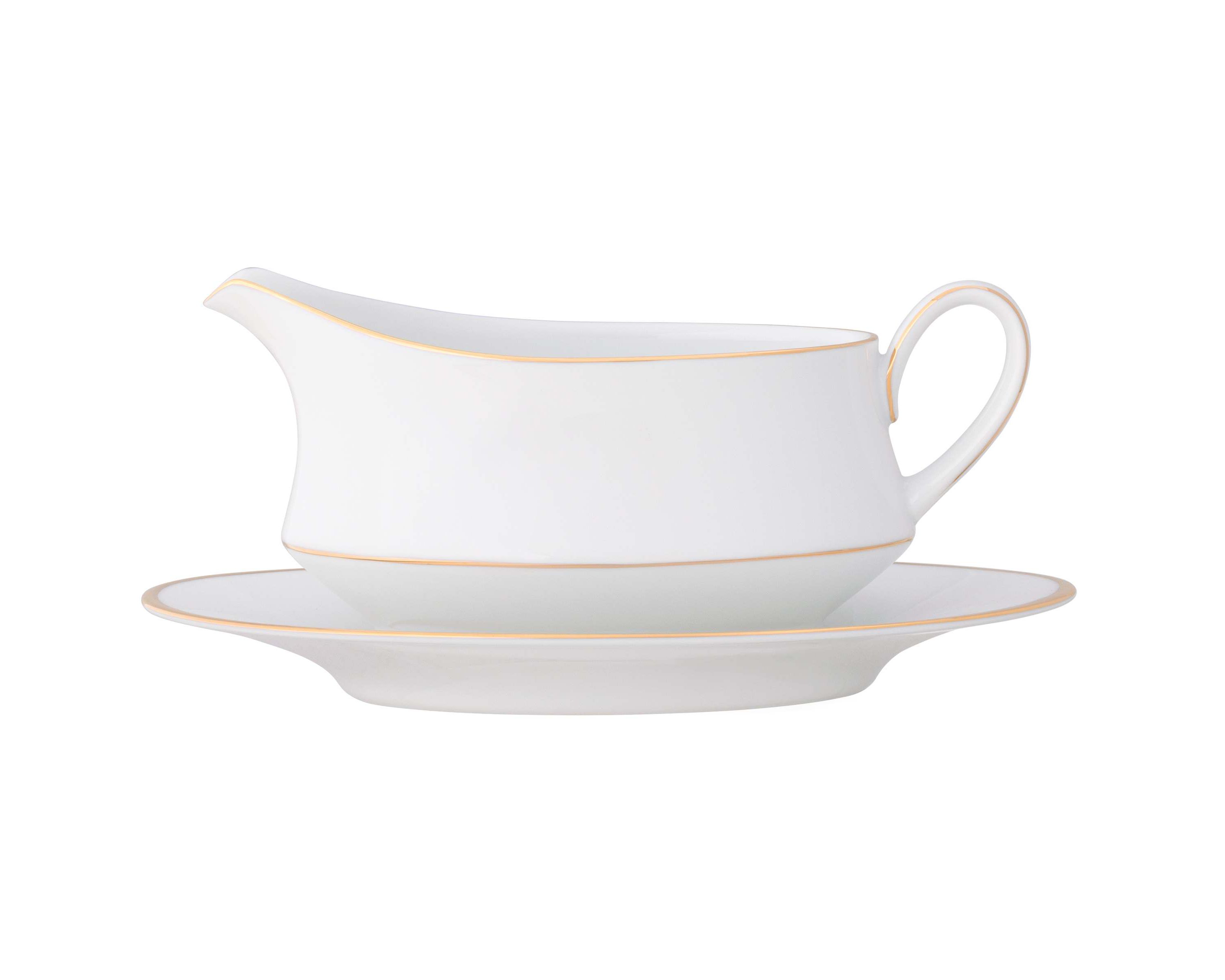 Heritage Gravy Boat with Tray (2-pieces), 13 oz.