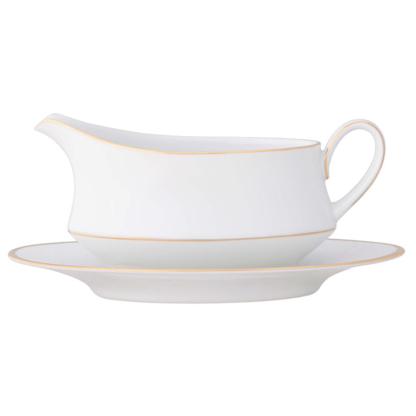 Heritage Gravy Boat with Tray (2-pieces), 13 oz.