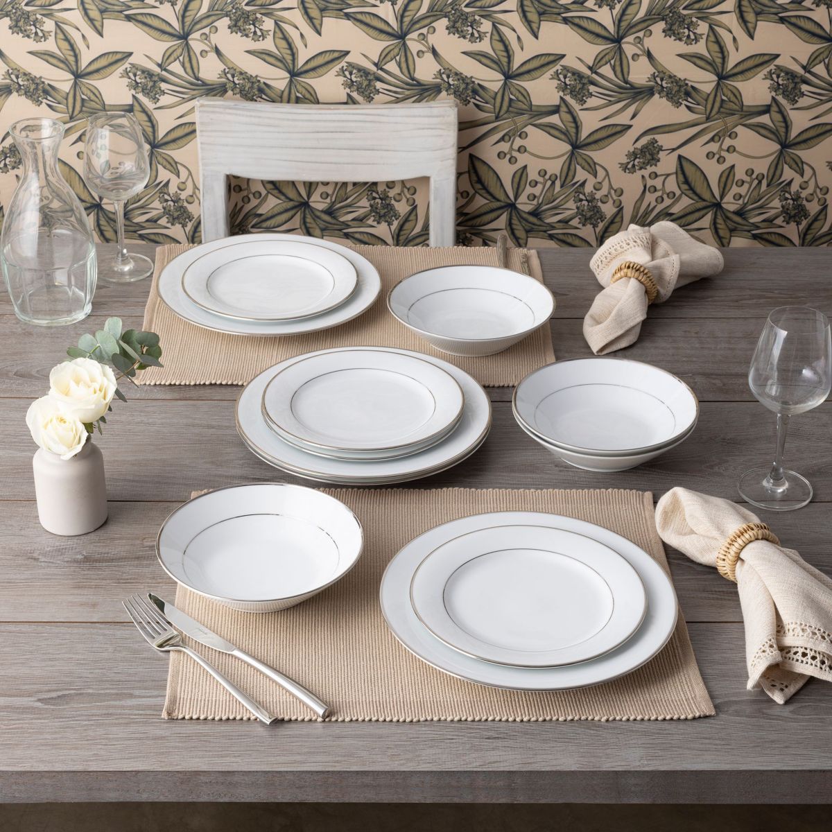 Spectrum 12-Piece Dinnerware Set, Service for 4