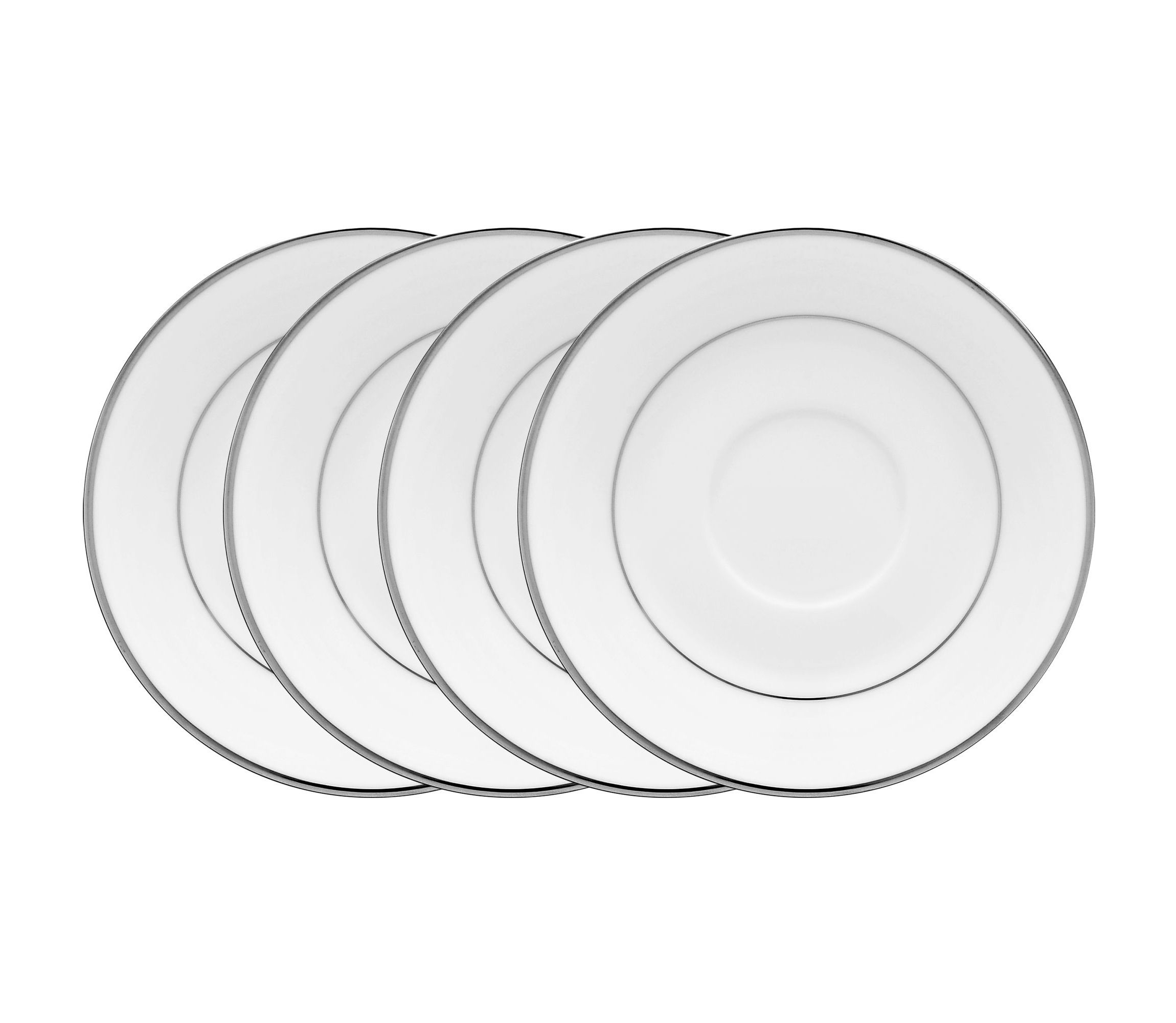 Spectrum Set Of 4 Saucers, 6"