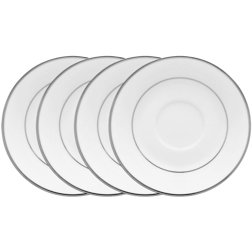 Spectrum Set Of 4 Saucers, 6"