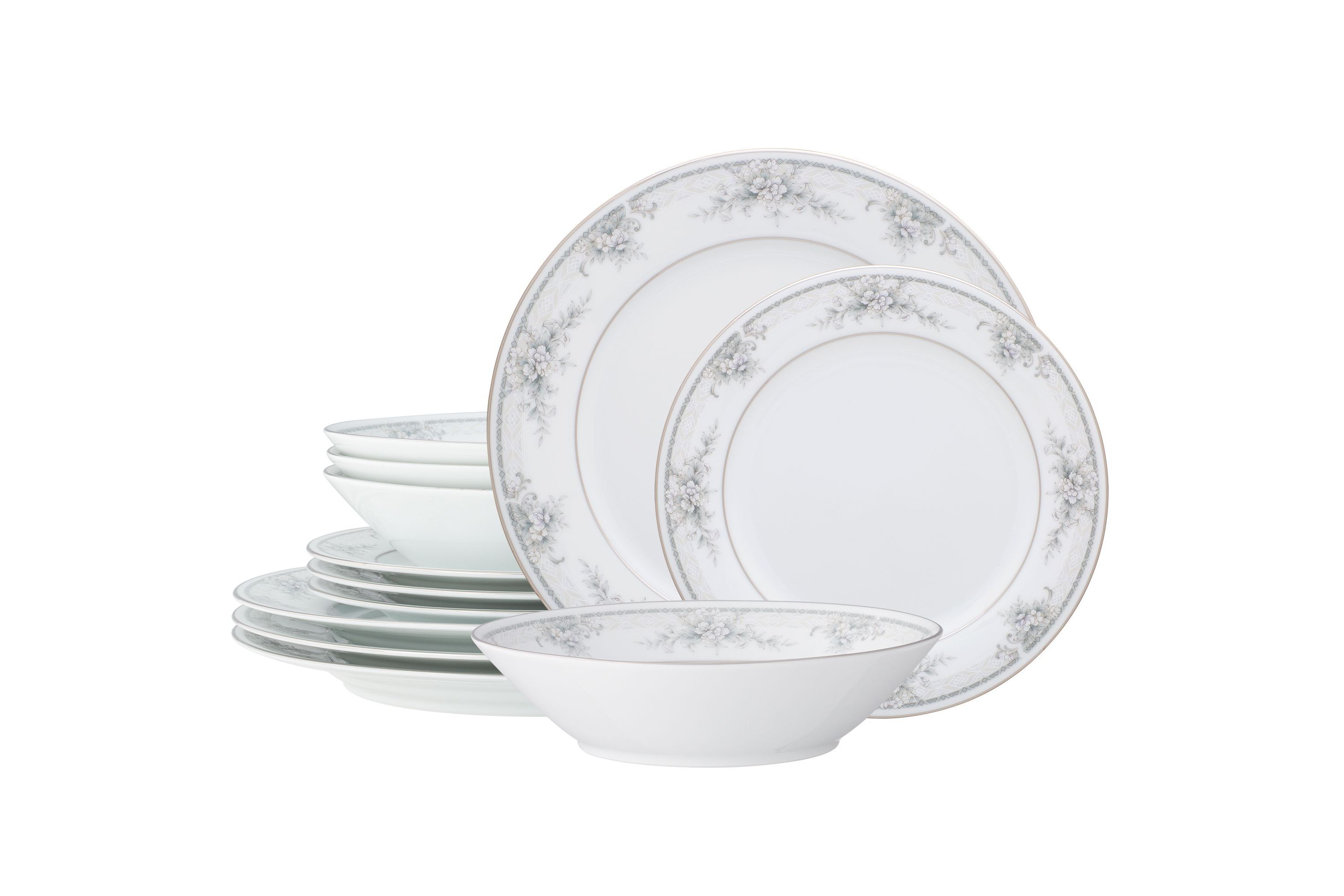 Sweet Leilani 12-Piece Dinnerware Set, Service for 4