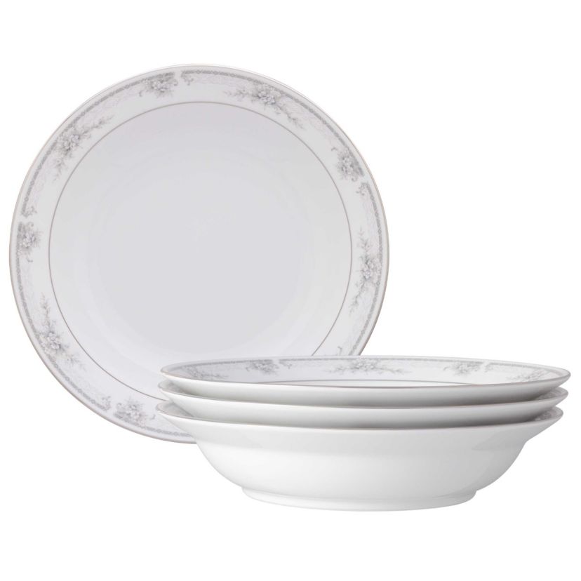 Sweet Leilani Set of 4 Rim Dinner Bowls, 10", 25 oz.