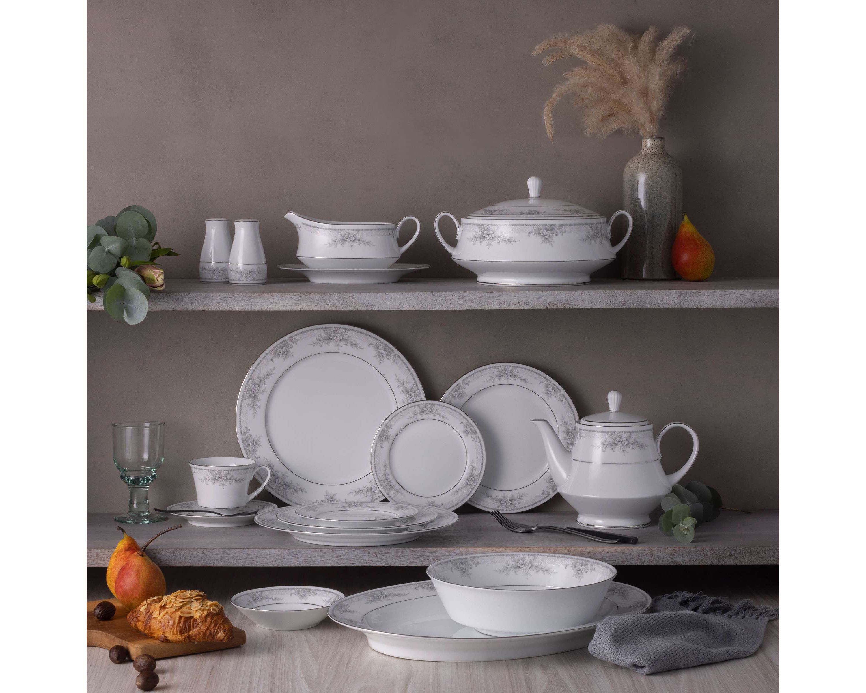 Sweet Leilani Set of 4 Rim Dinner Bowls, 10", 25 oz.