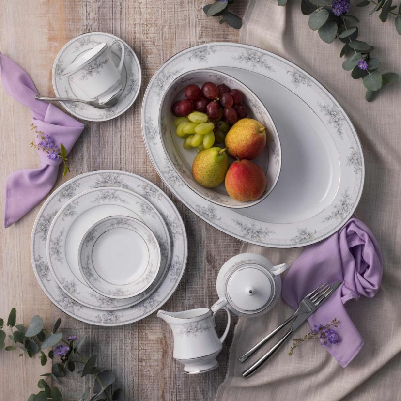 Sweet Leilani Set of 4 Rim Dinner Bowls, 10", 25 oz.