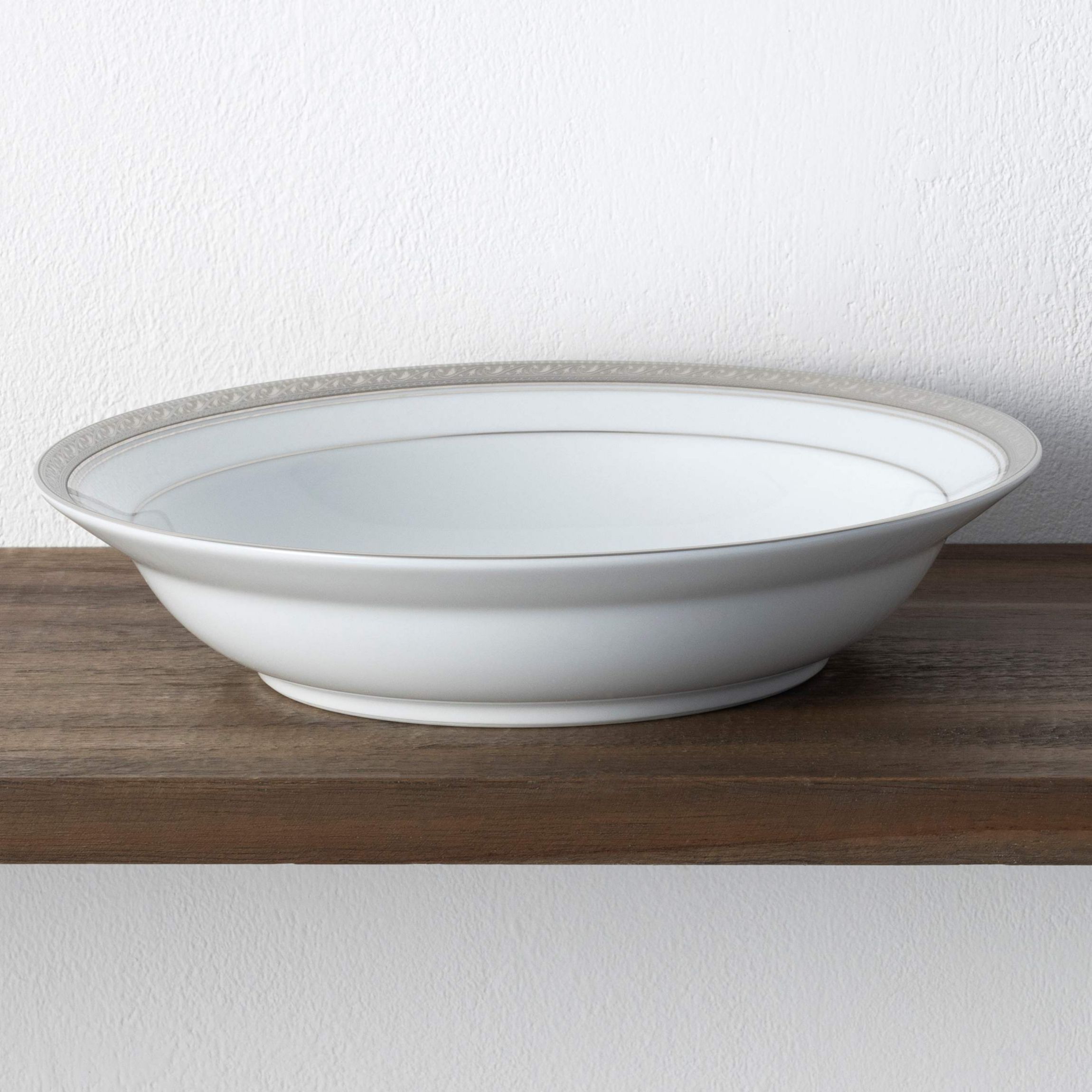 Crestwood Set Of 4 Rim Dinner Bowls, 10", 25 oz.