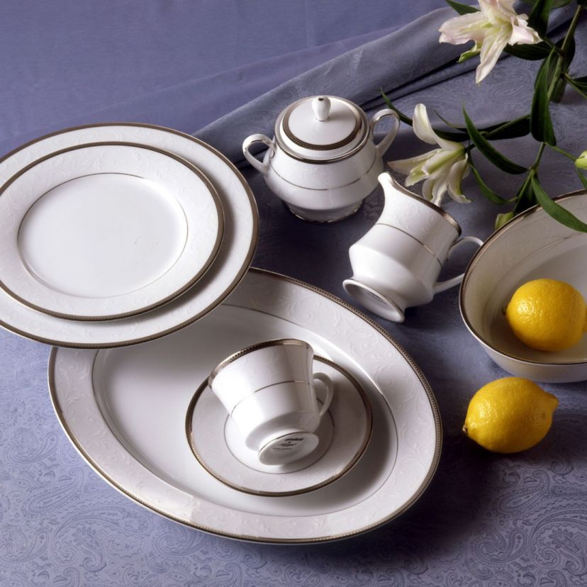 Regina Platinum Sugar & Creamer Set