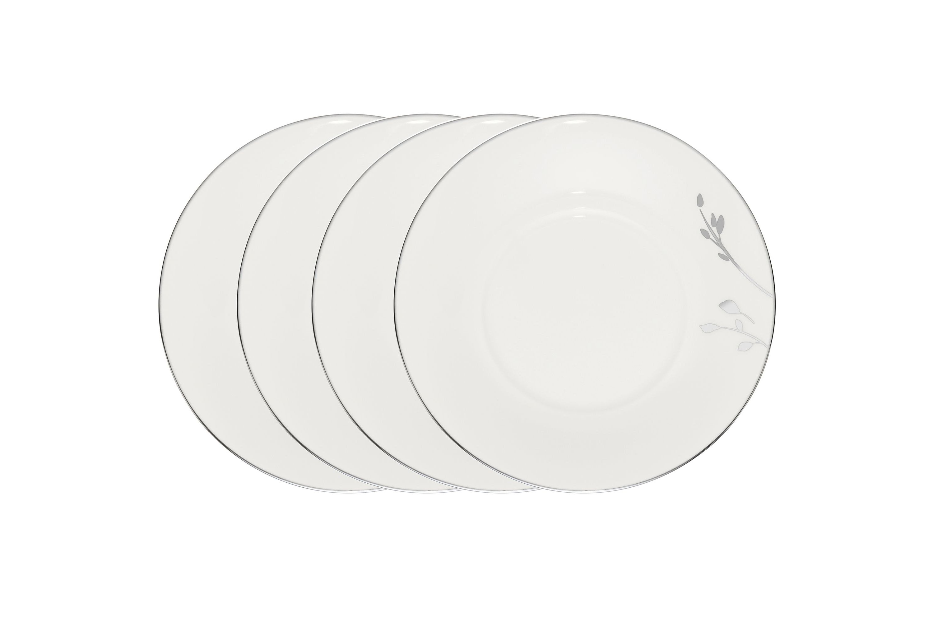 Birchwood Set Of 4 Saucers, 6"