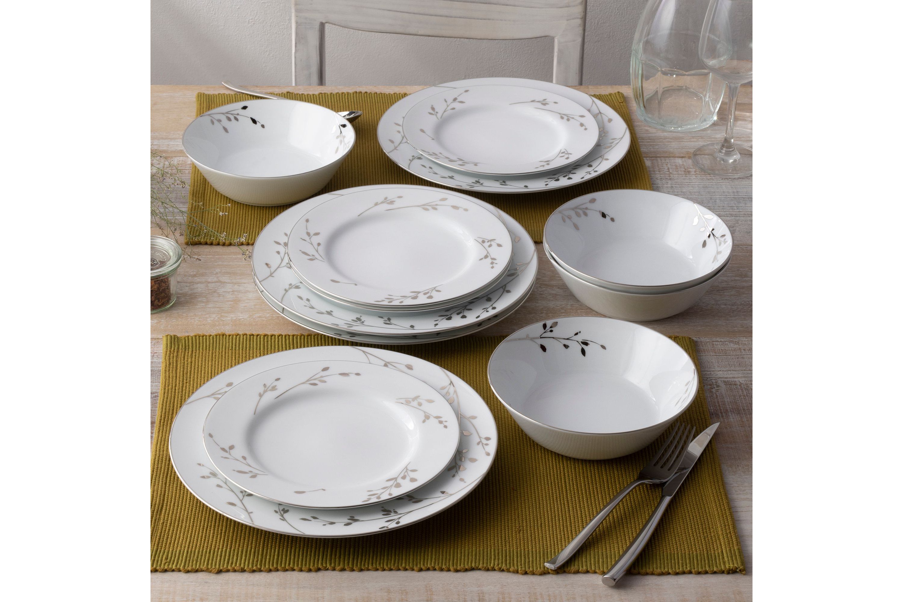 Birchwood Set Of 4 Soup Bowls, 7", 20 oz.