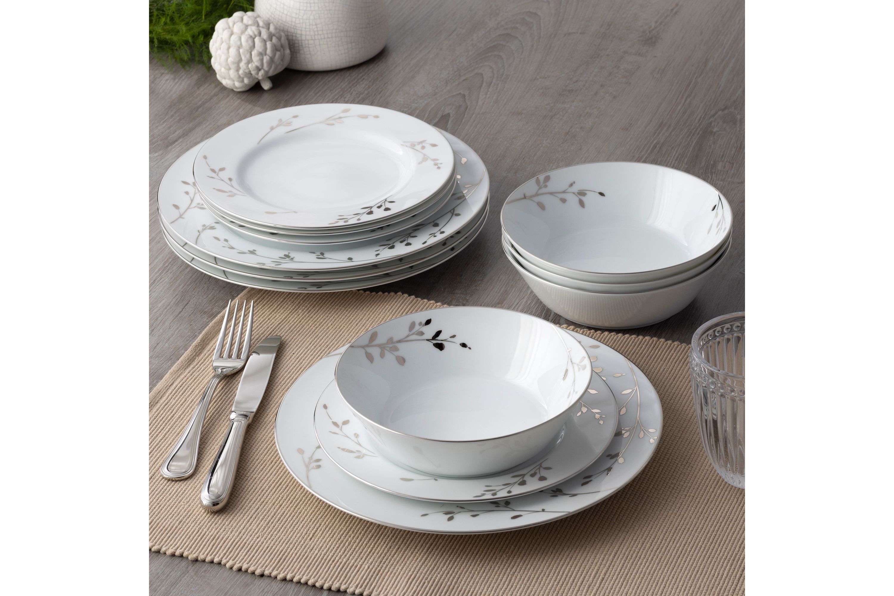 Birchwood Set Of 4 Soup Bowls, 7", 20 oz.
