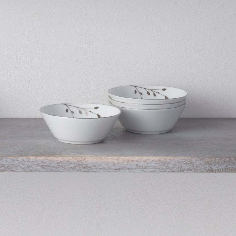 Birchwood Set Of 4 Fruit Bowls, 5", 6 oz.