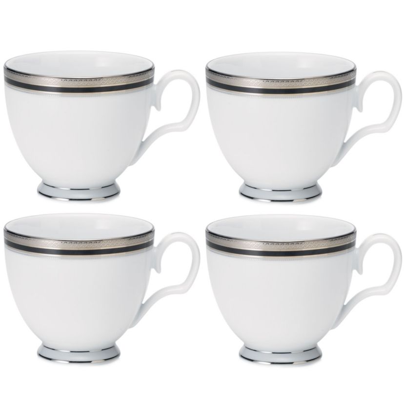 Austin Platinum Set Of 4 Cups, 8 oz.