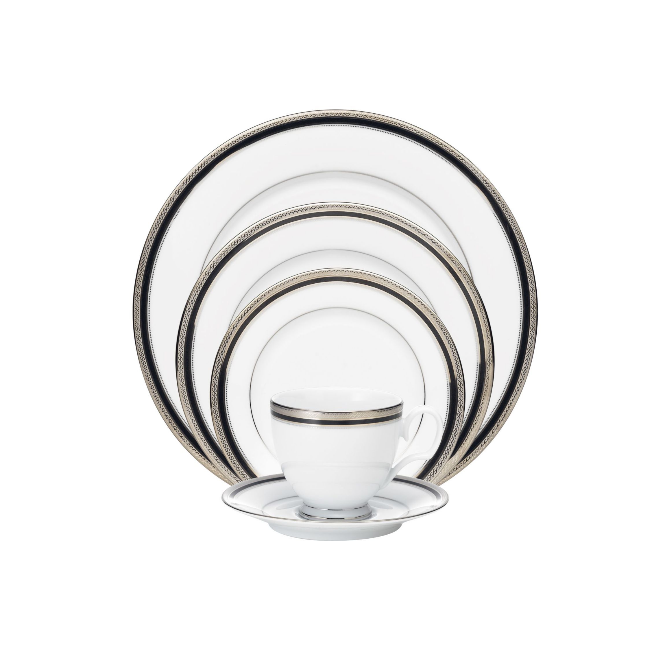 Austin Platinum Set Of 4 Cups, 8 oz.