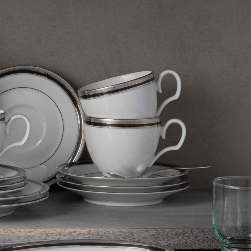 Austin Platinum Set Of 4 Cups, 8 oz.