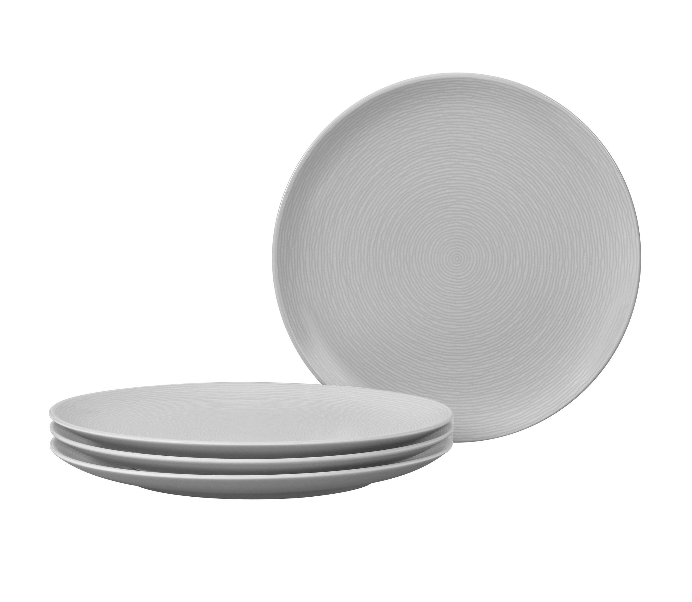 Colorscapes Set Of 4 Coupe Dinner Plates, 11"