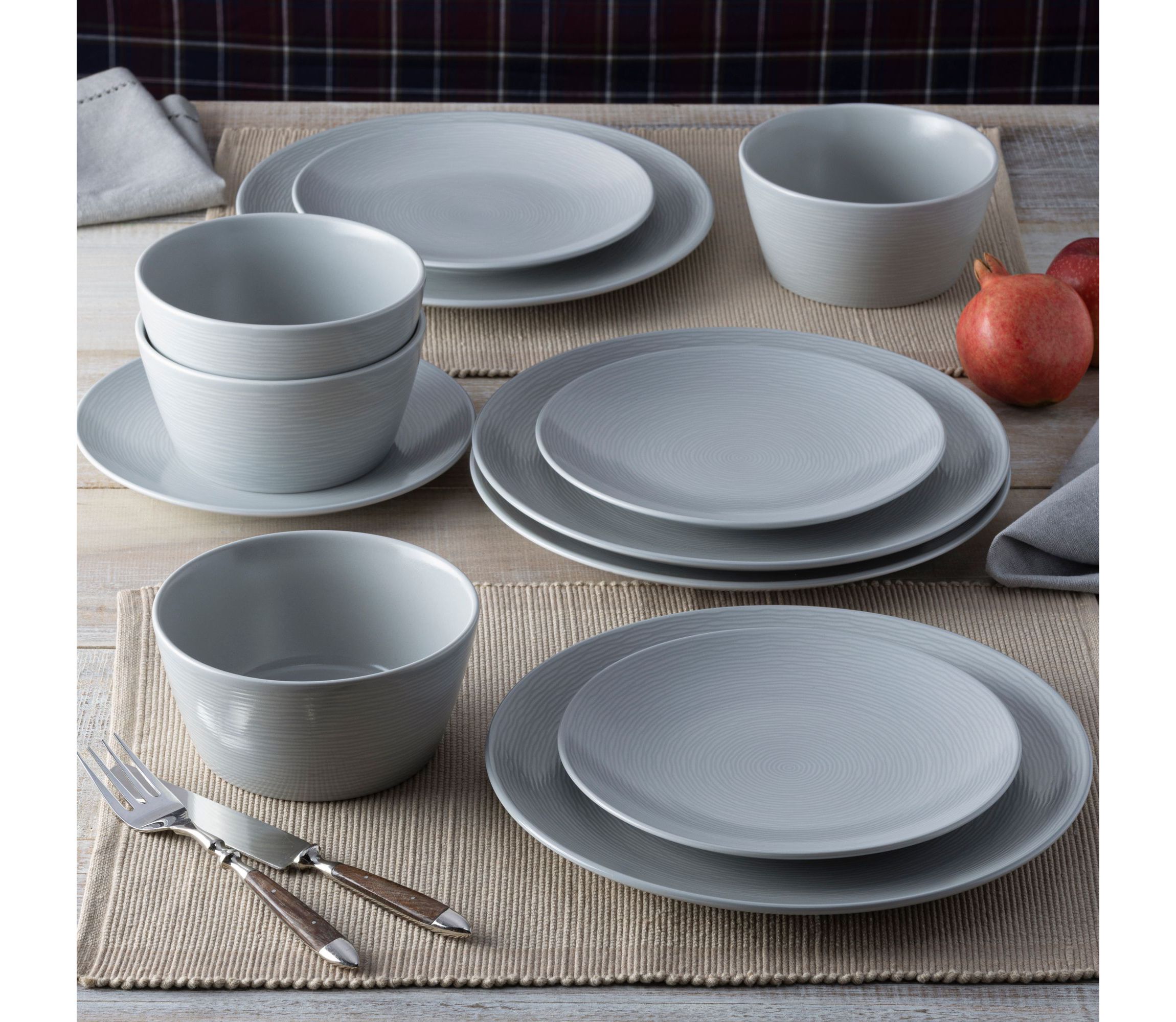 Colorscapes Set Of 4 Coupe Dinner Plates, 11"