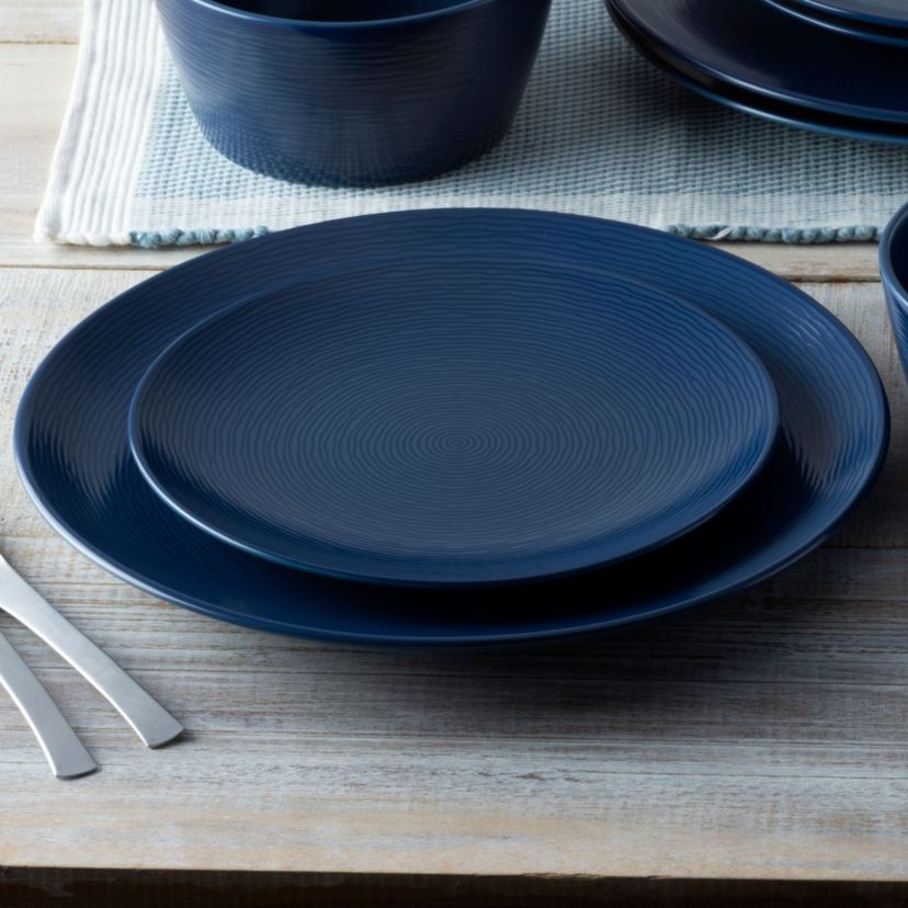 Colorscapes Set Of 4 Coupe Salad Plates, 8-1/4"