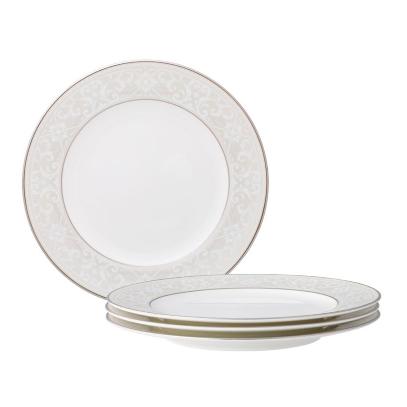 Montvale Platinum Set Of 4 Salad Plates, 8-1/2"