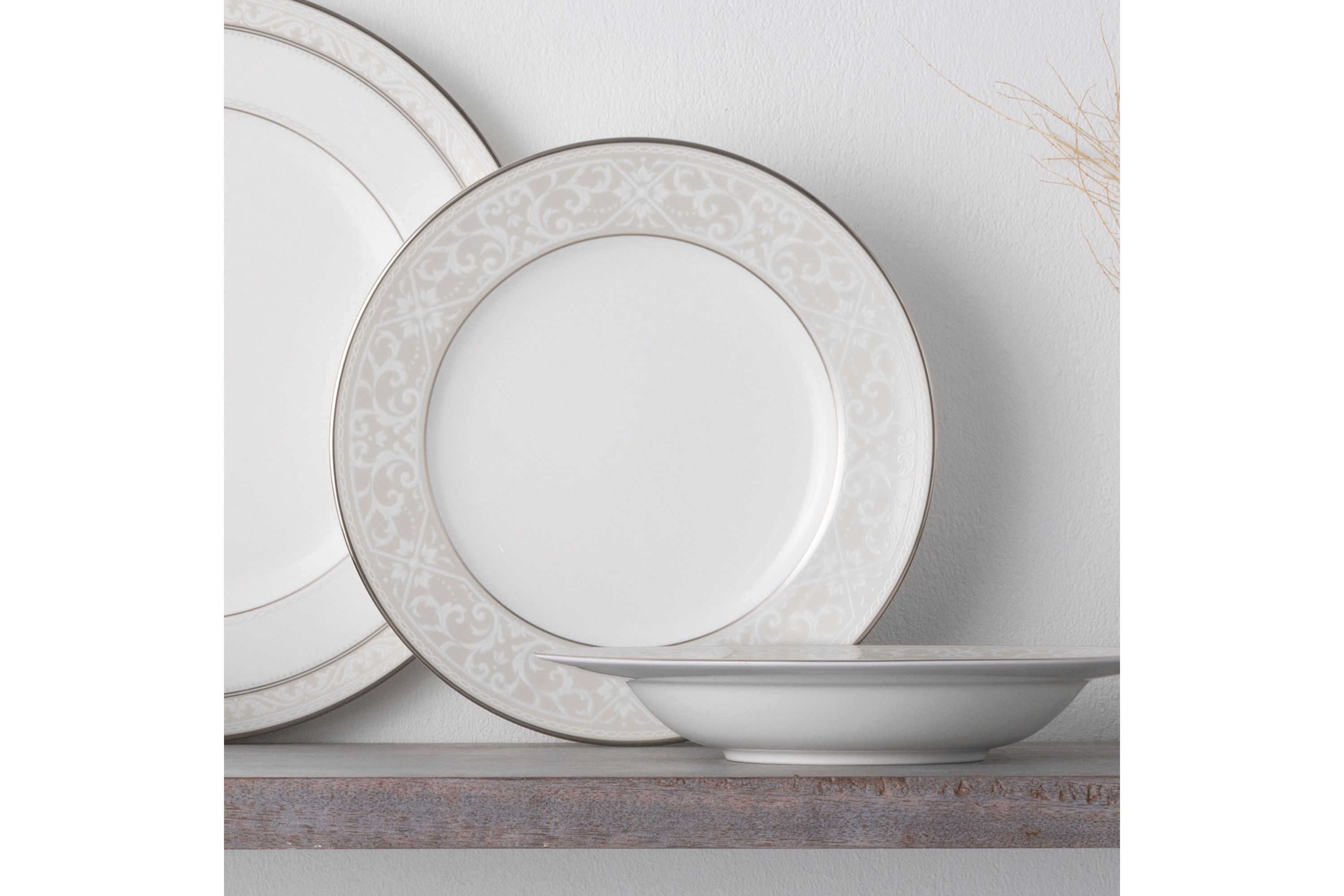 Montvale Platinum Set Of 4 Salad Plates, 8-1/2"