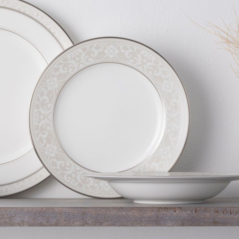 Montvale Platinum Set Of 4 Salad Plates, 8-1/2"