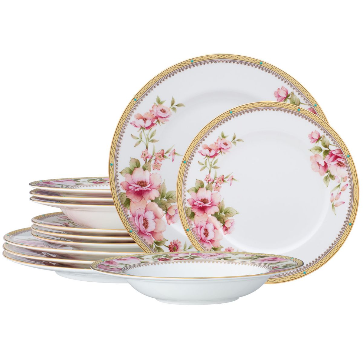Hertford 12-Piece Dinnerware Set, Service for 4