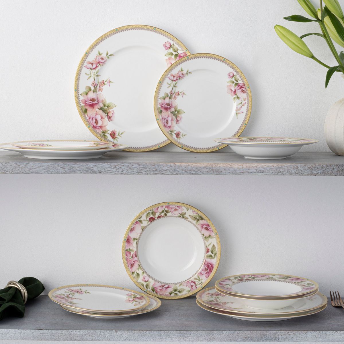 Hertford 12-Piece Dinnerware Set, Service for 4