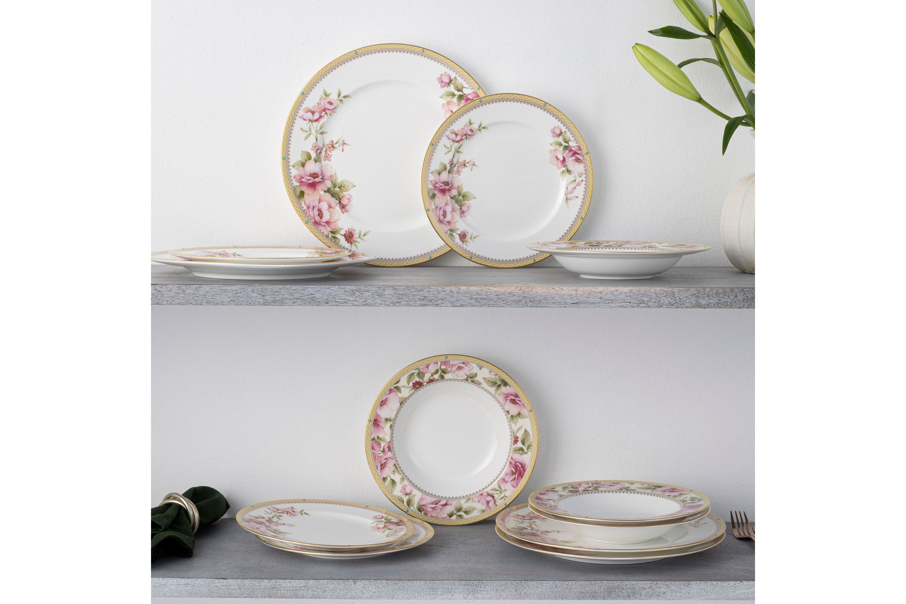 Hertford 12-Piece Dinnerware Set, Service for 4