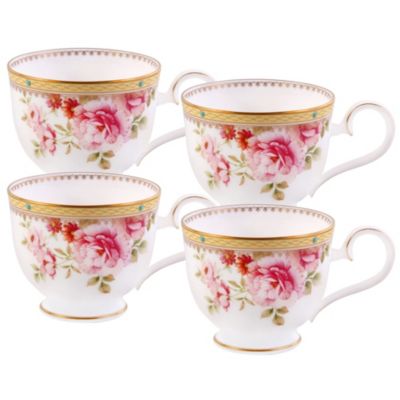 Noritake Hertford Set Of 4 Cups, 7-3/4 oz