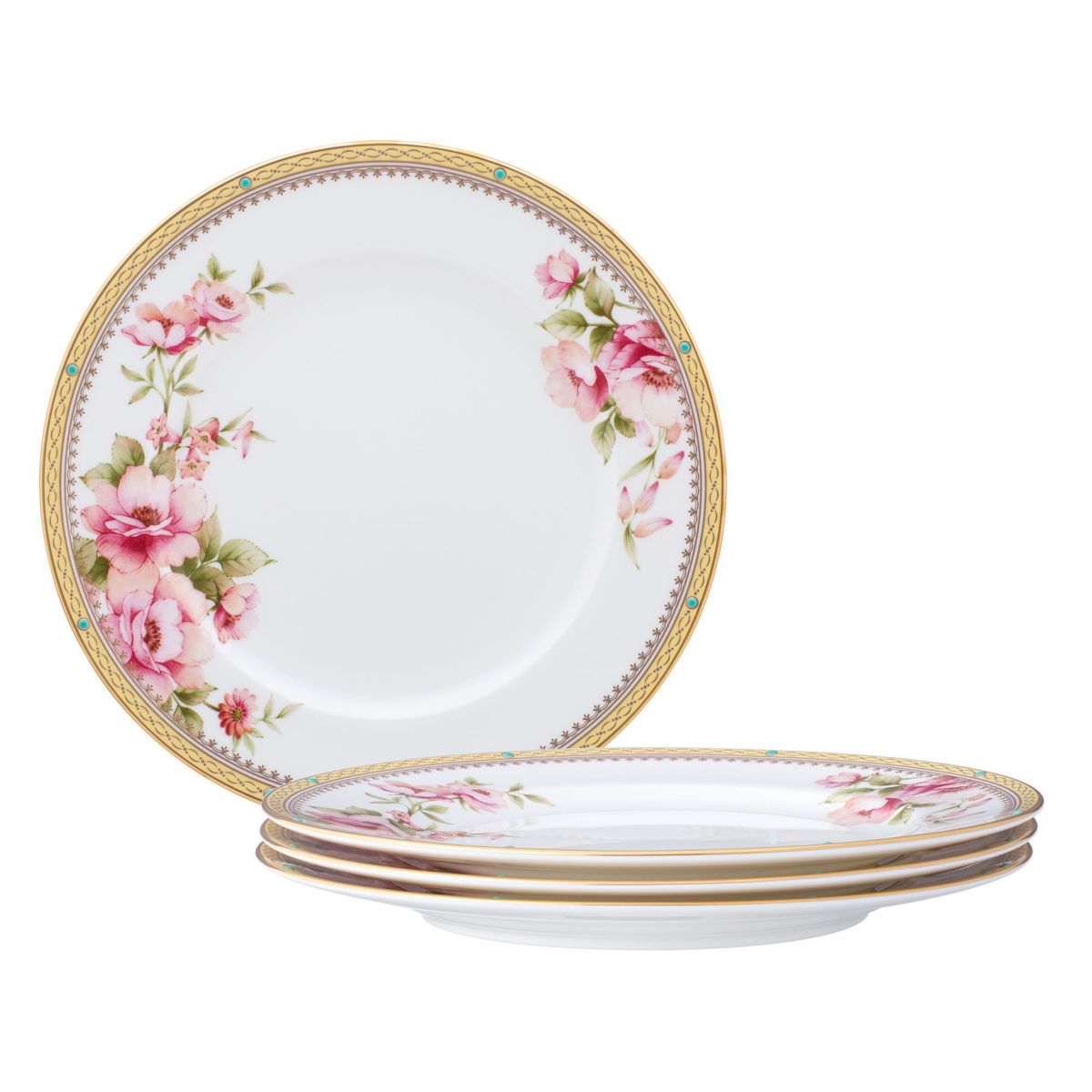 Hertford Set Of 4 Salad Plates, 8-1/2"