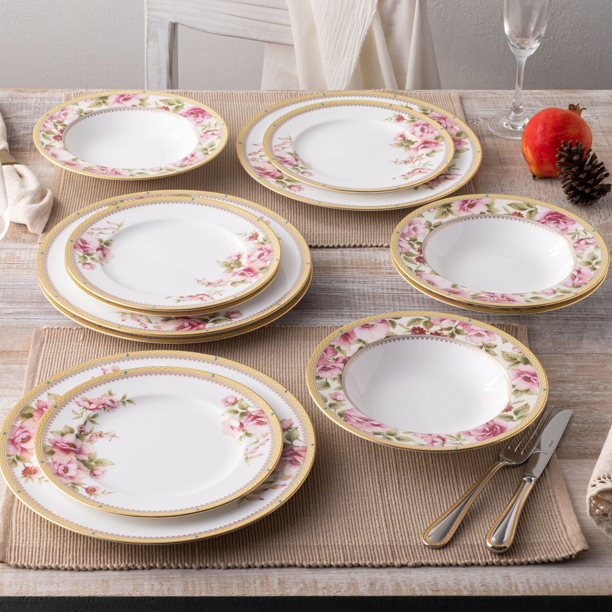 Hertford Set Of 4 Salad Plates, 8-1/2"