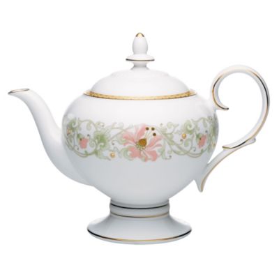 Blooming Splendor Tea Pot, 35 Oz.