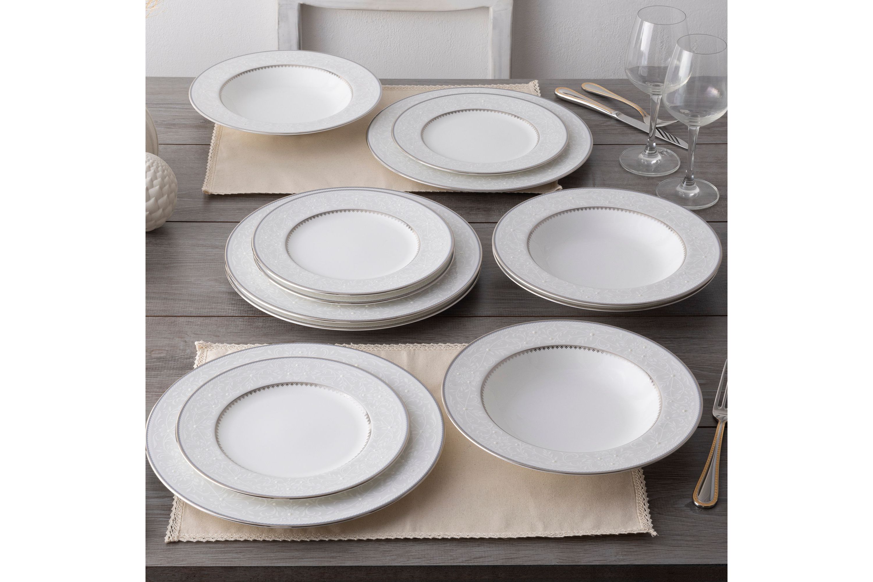 Brocato Set Of 4 Dinner Plates, 10-3/4"