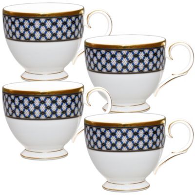 Noritake Blueshire Set Of 4 Cups, 7 oz