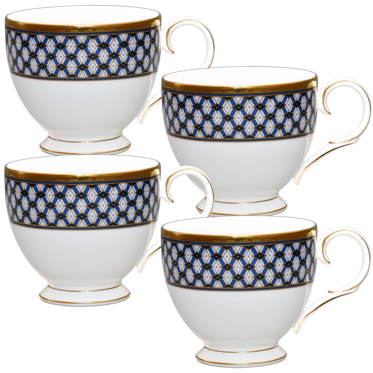 Blueshire Set Of 4 Cups, 7 oz.