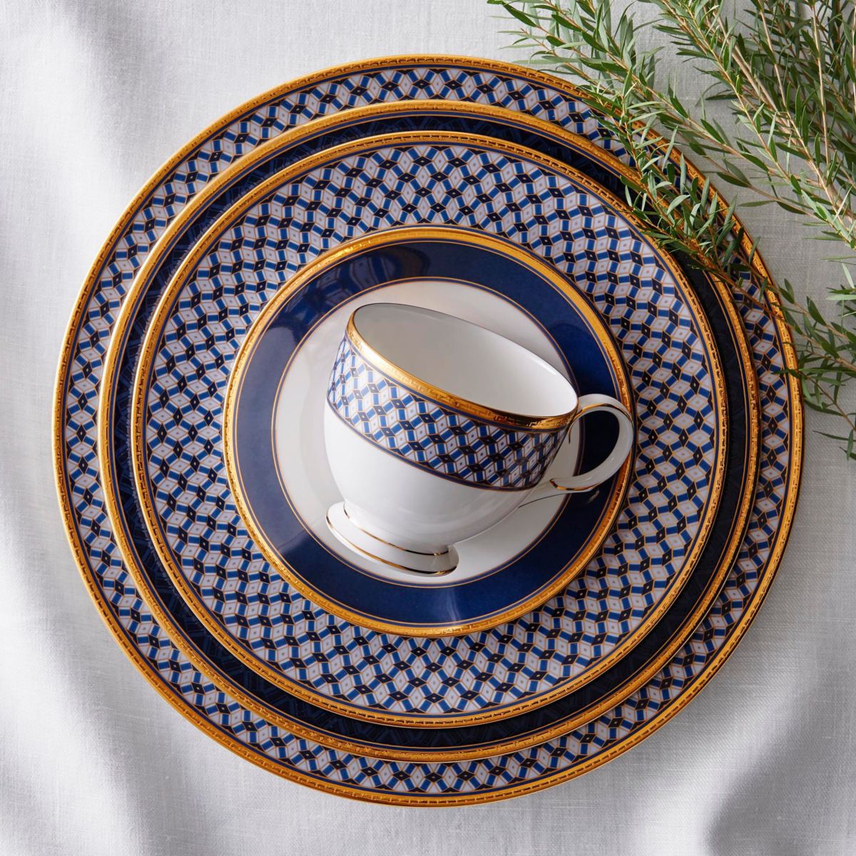 Blueshire Set Of 4 Bread & Bread/Appetizer Plates, 6-1/2"
