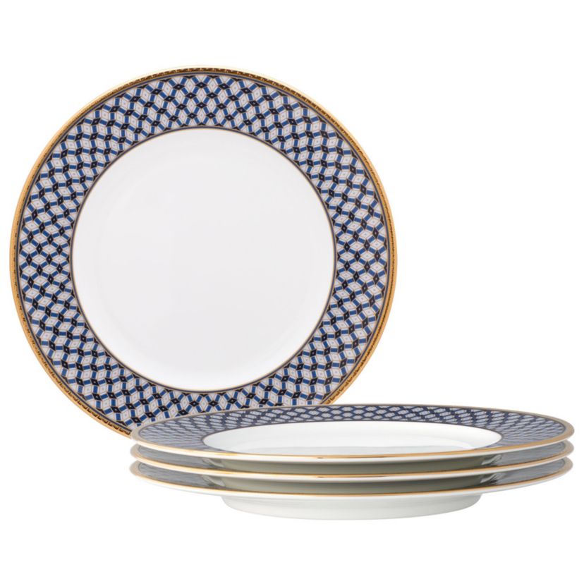Blueshire Set Of 4 Salad Plates, 8-1/4"
