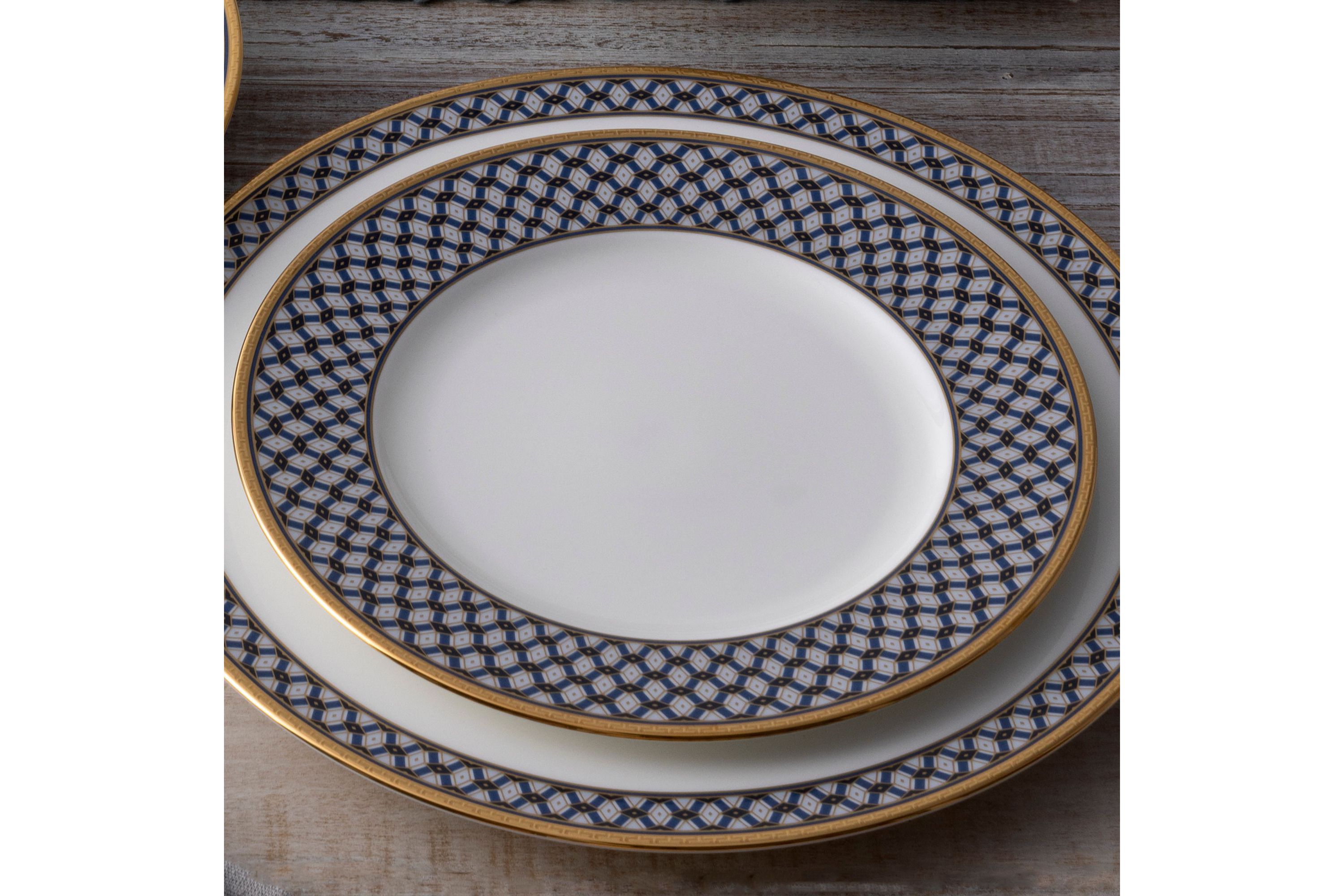 Blueshire Set Of 4 Salad Plates, 8-1/4"