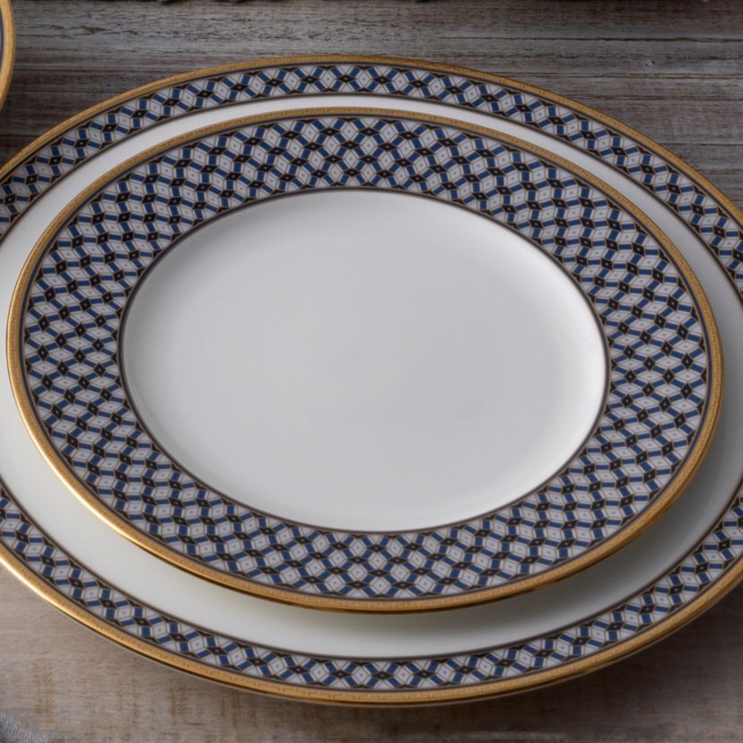 Blueshire Set Of 4 Salad Plates, 8-1/4"