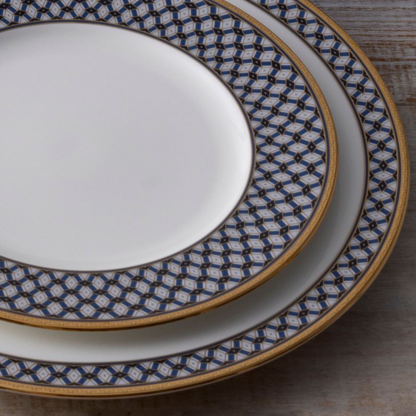 Blueshire Set Of 4 Salad Plates, 8-1/4"