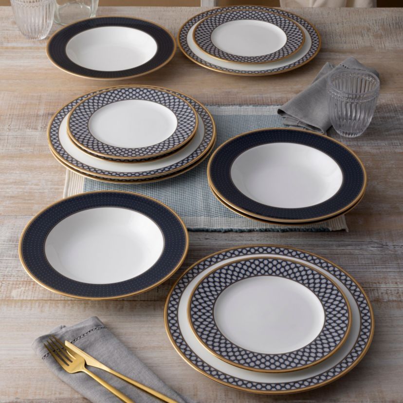 Blueshire Set Of 4 Salad Plates, 8-1/4"