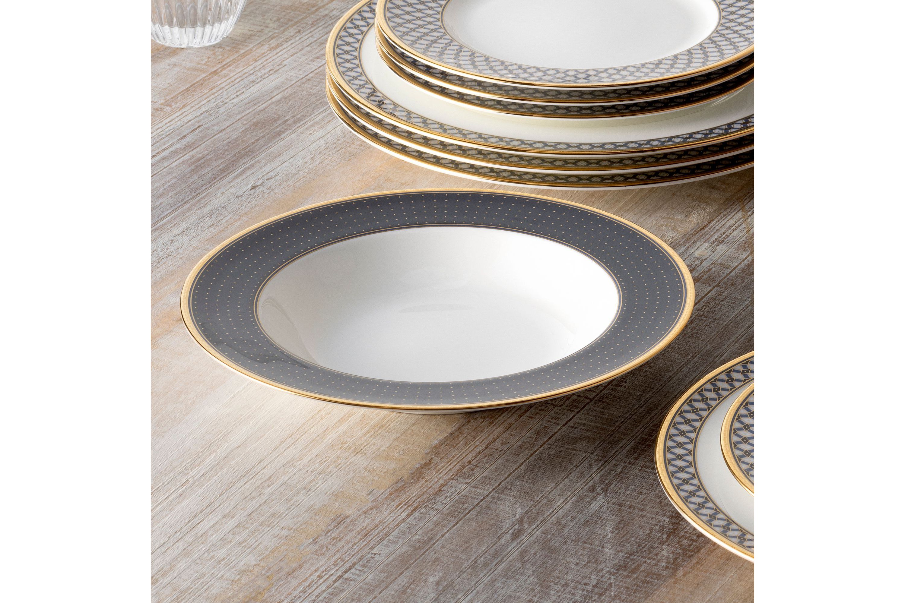 Blueshire Set Of 4 Soup Bowls, 8-1/4", 12 Oz.