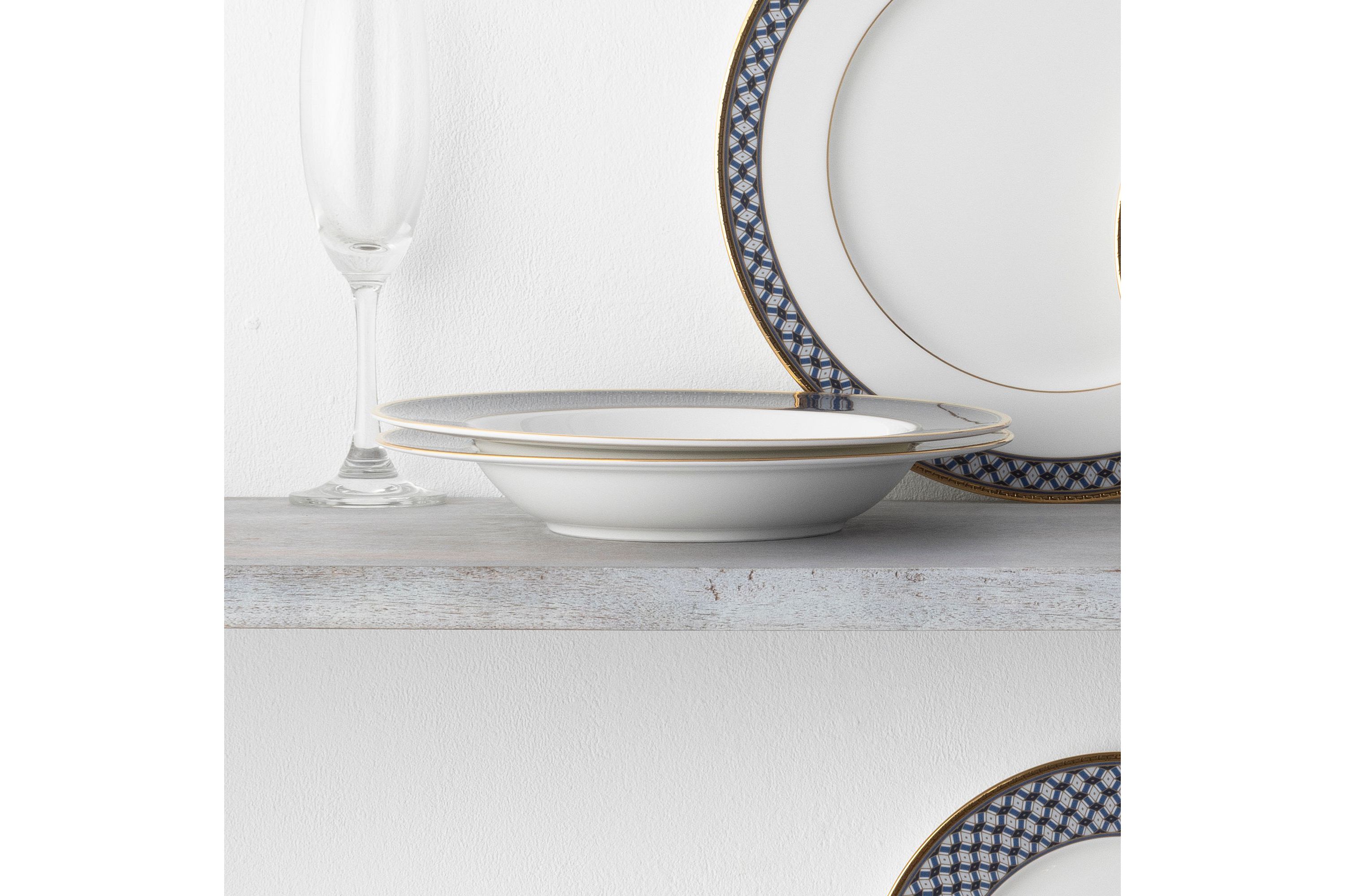 Blueshire Set Of 4 Soup Bowls, 8-1/4", 12 Oz.