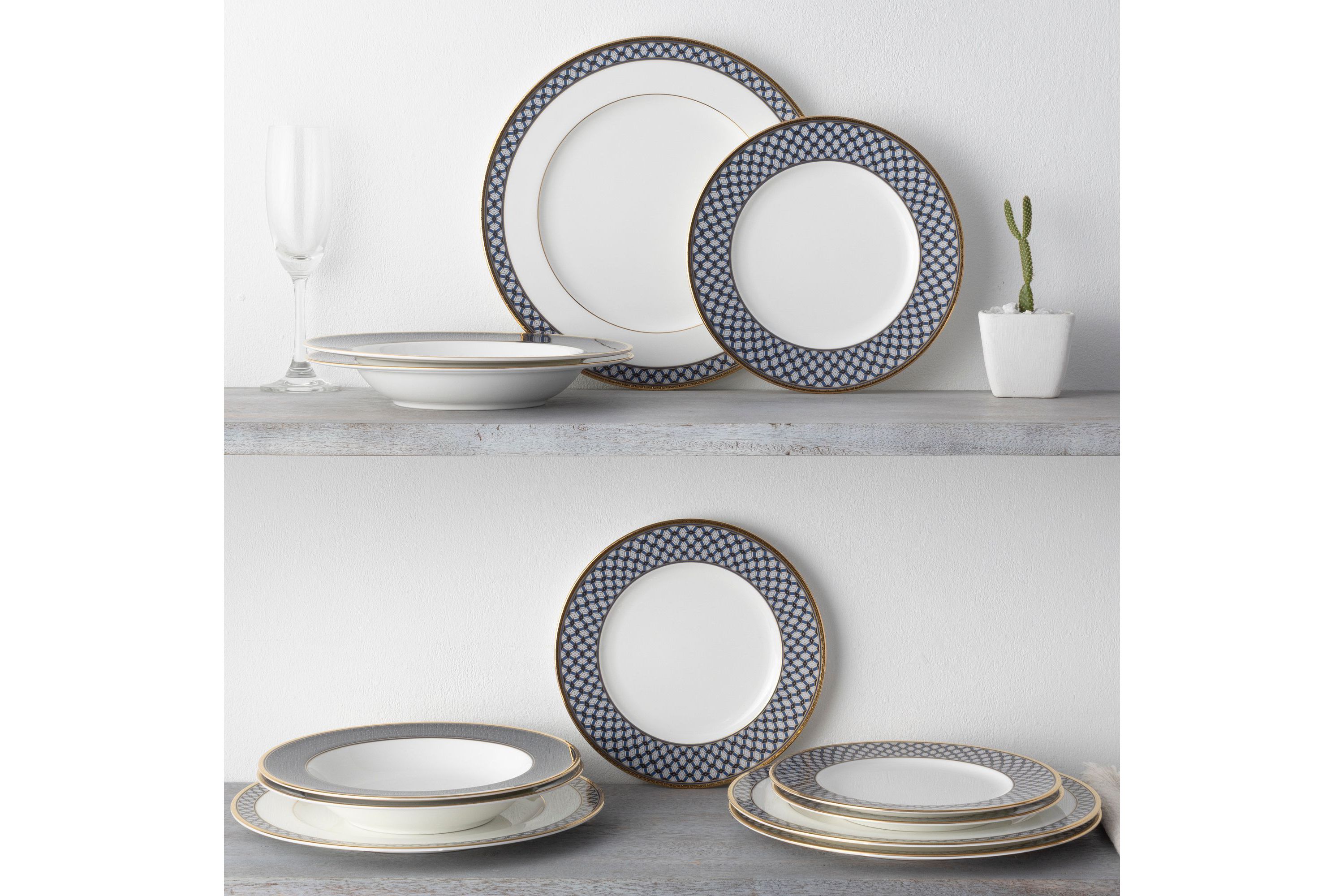 Blueshire Set Of 4 Soup Bowls, 8-1/4", 12 Oz.