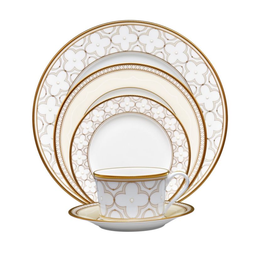 Trefolio Gold 5-Piece Place Setting, Service For 1