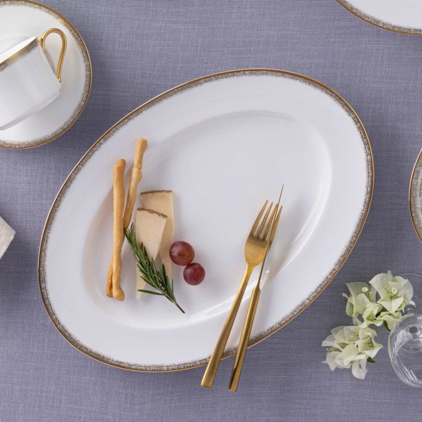Haku Oval Platter, 14"